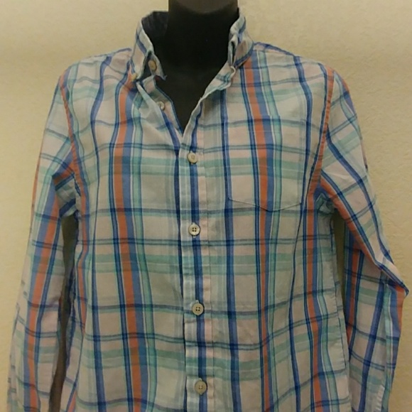 Crown & Ivy. Plaid Button Down L/S Shirt - Picture 4 of 8